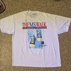 Hanes White Graphic T-Shirt